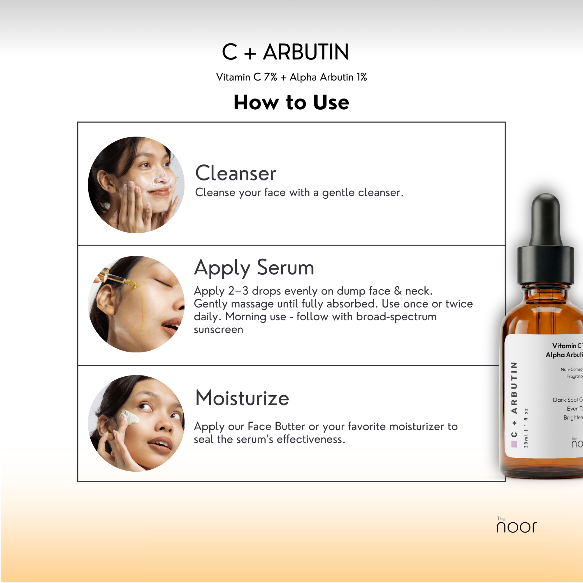 Vitamin C 7% + Alpha Arbutin 1% Spot Correct Serum (30ml)