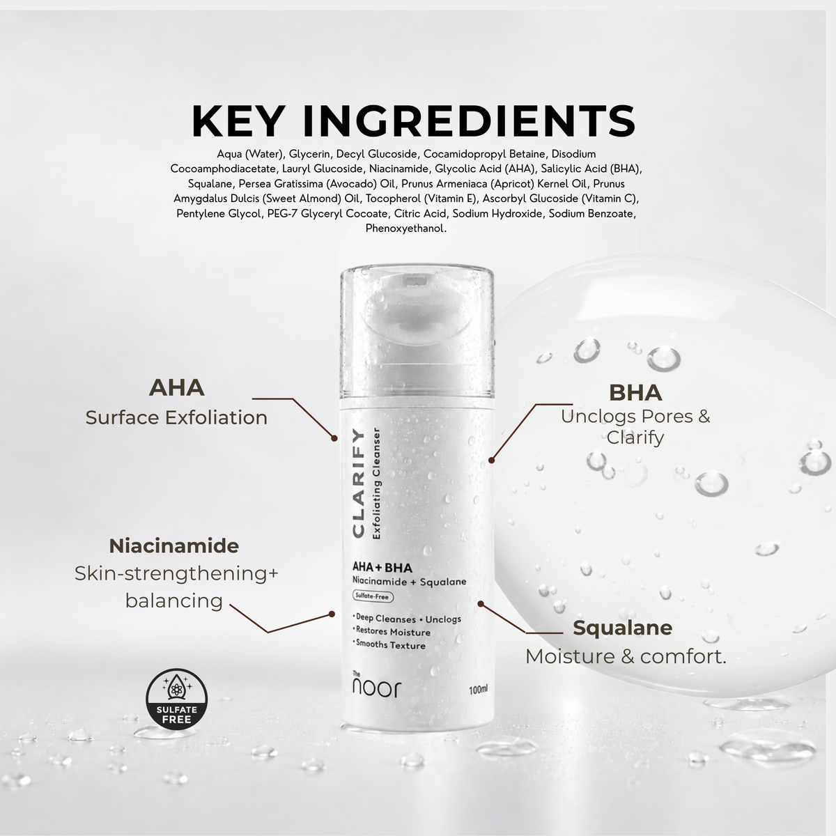 CLARIFY | Sulfate Free Exfoliating Cleanser