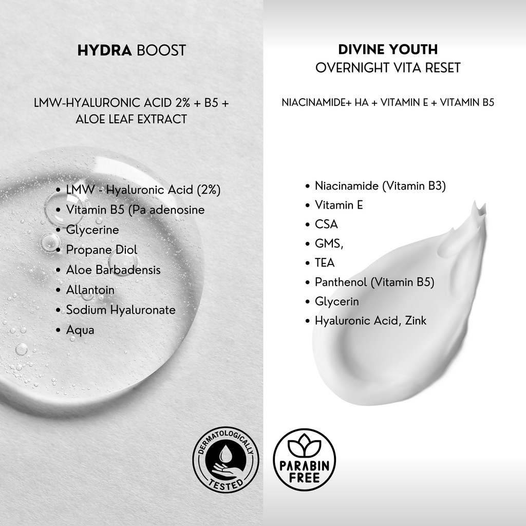 HYDRA RADIANCE DUO | Hydra Boost + Divine Youth-Overnight Vita Reset