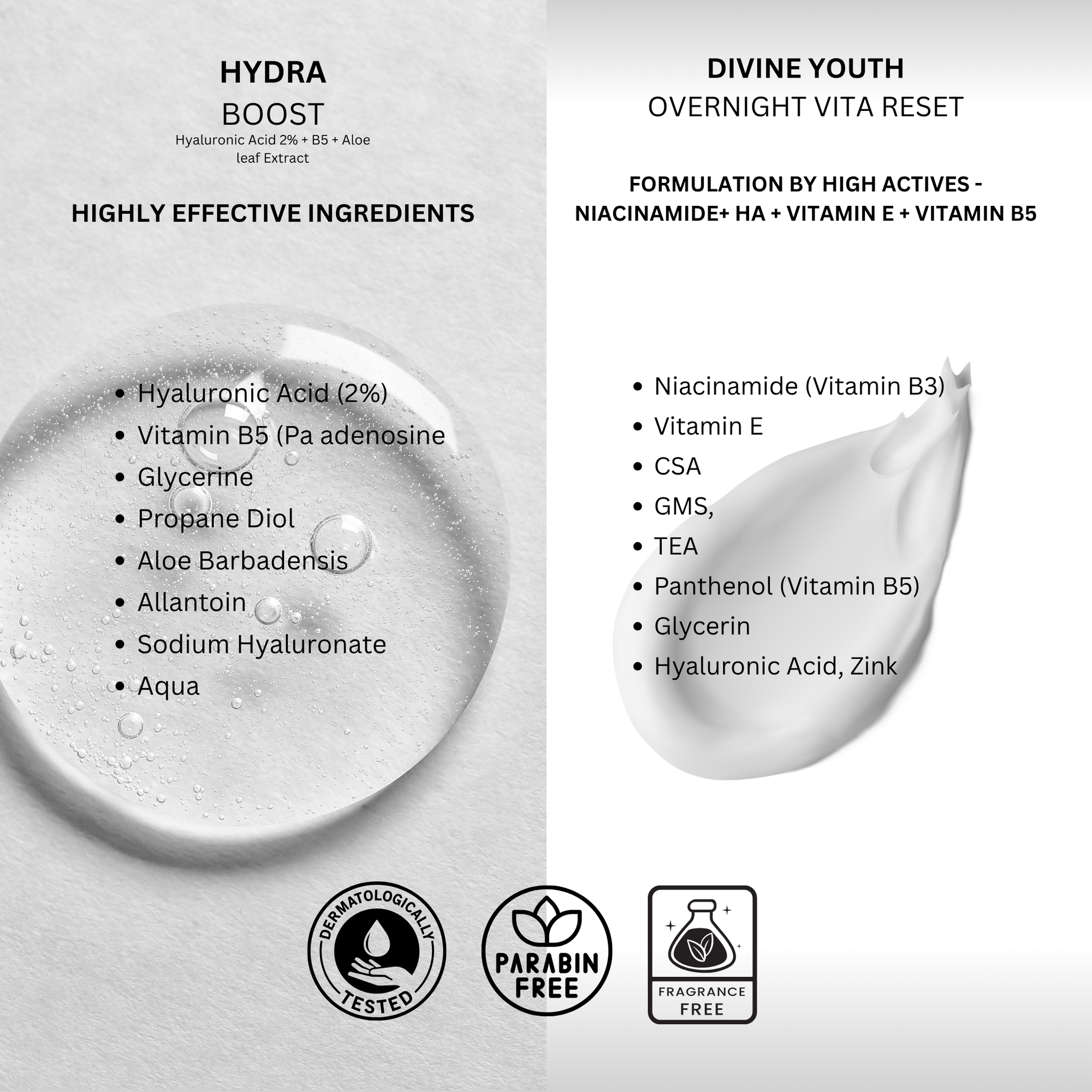 Glass Skin Duo | Hydra Boost + Divine Youth-Overnight Vita Reset