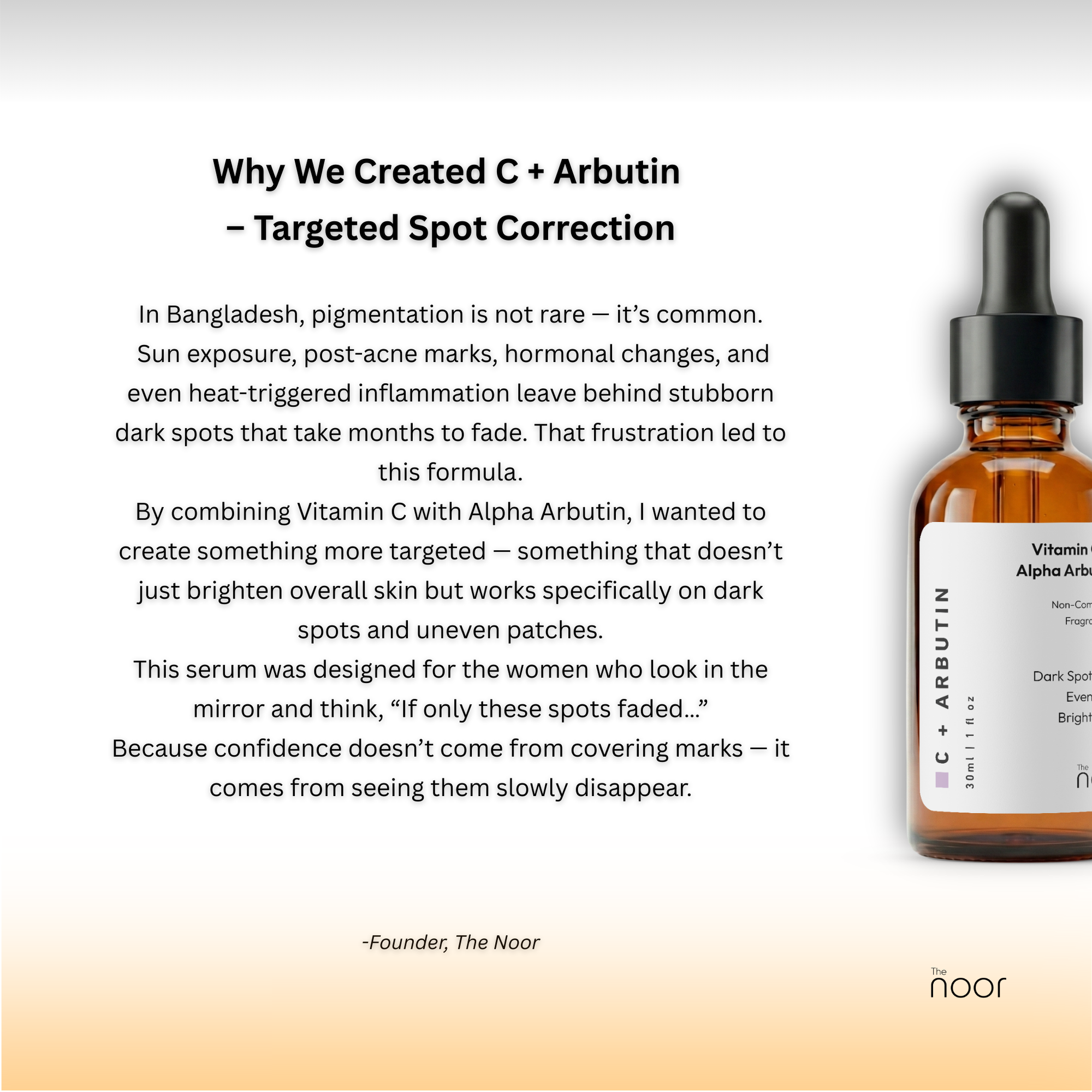 Vitamin C 7% + Alpha Arbutin 1% Spot Correct Serum (30ml)
