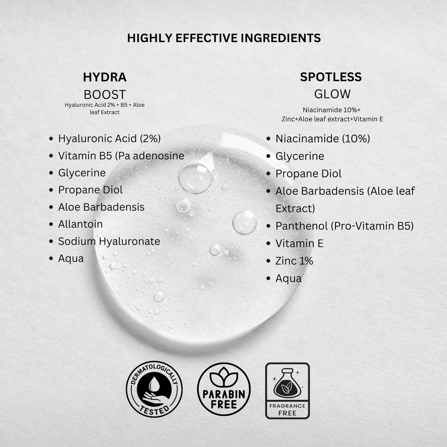 Glass Skin Duo: Spotless Glow + Hydra Boost [60ml Combo]