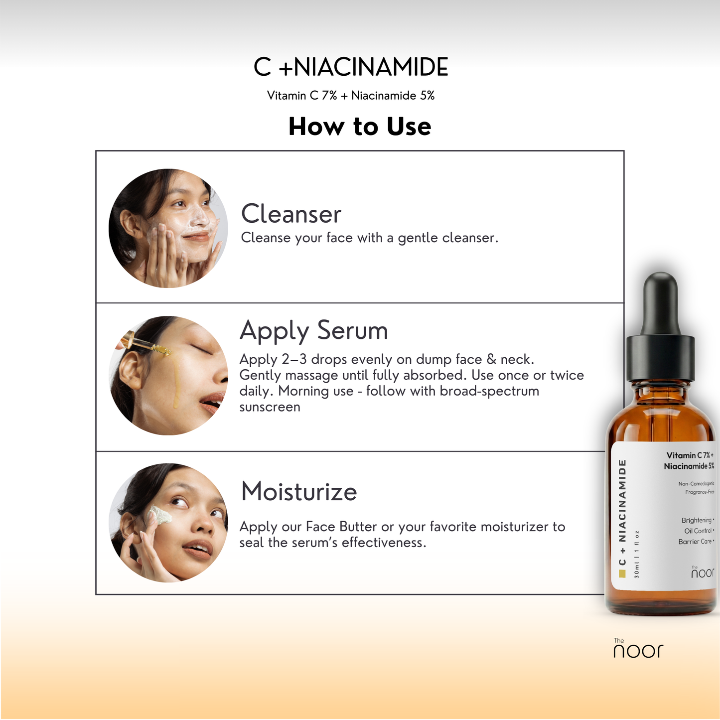 Vitamin C 7% + Niacinamide 5% Barrier Support Serum(30ml)