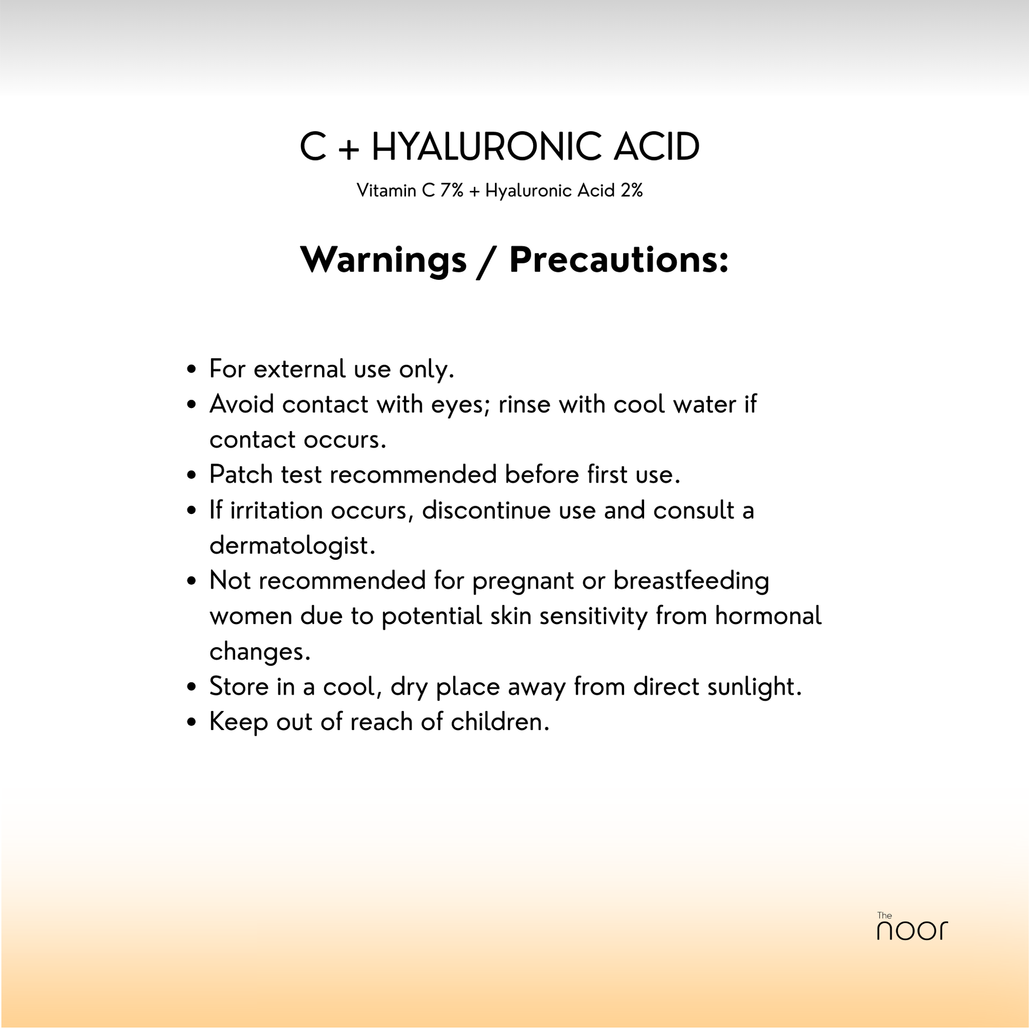 Vitamin C 7% + Hyaluronic Acid 2% Deep Glow Serum (30ml)