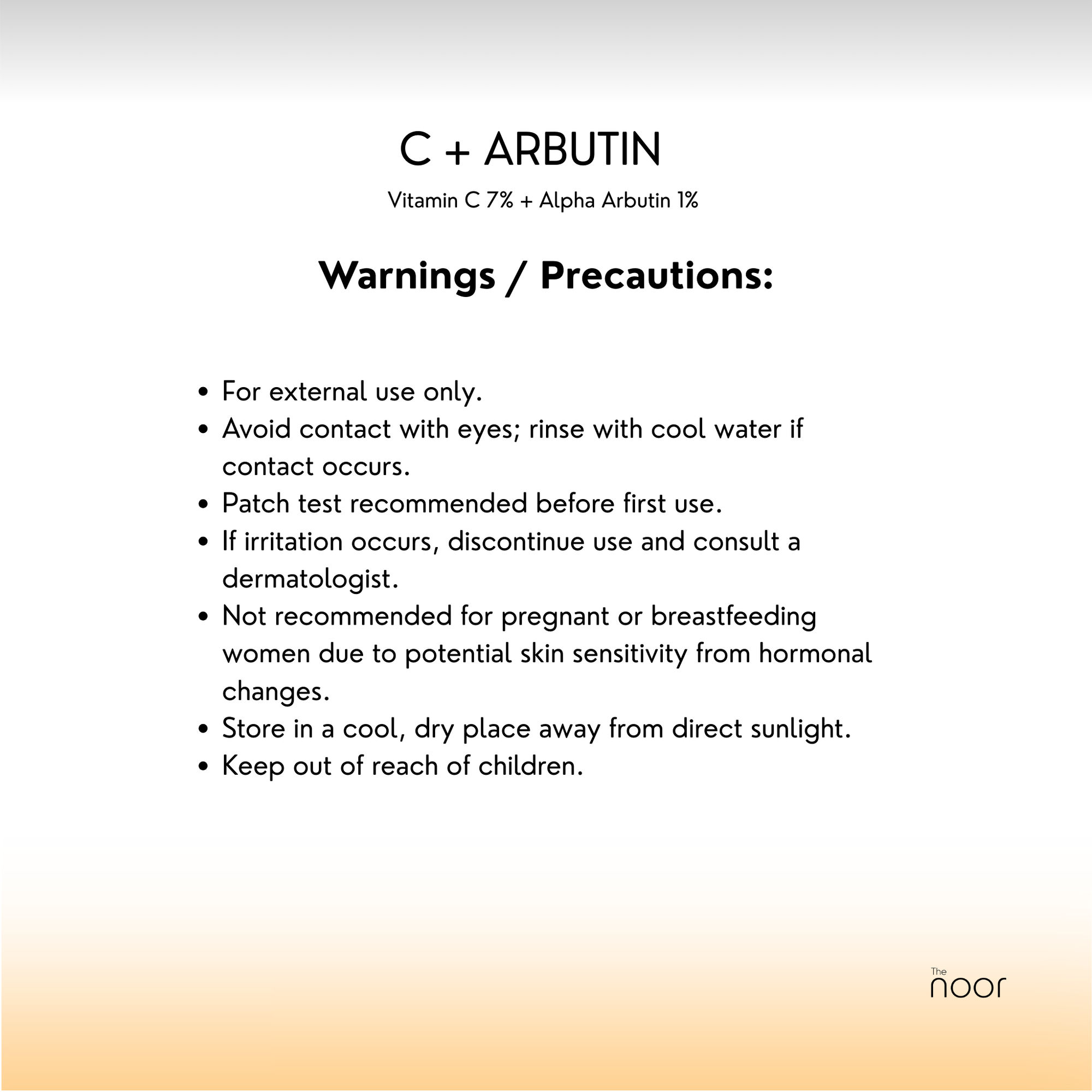 Vitamin C 7% + Alpha Arbutin 1% Spot Correct Serum (30ml)