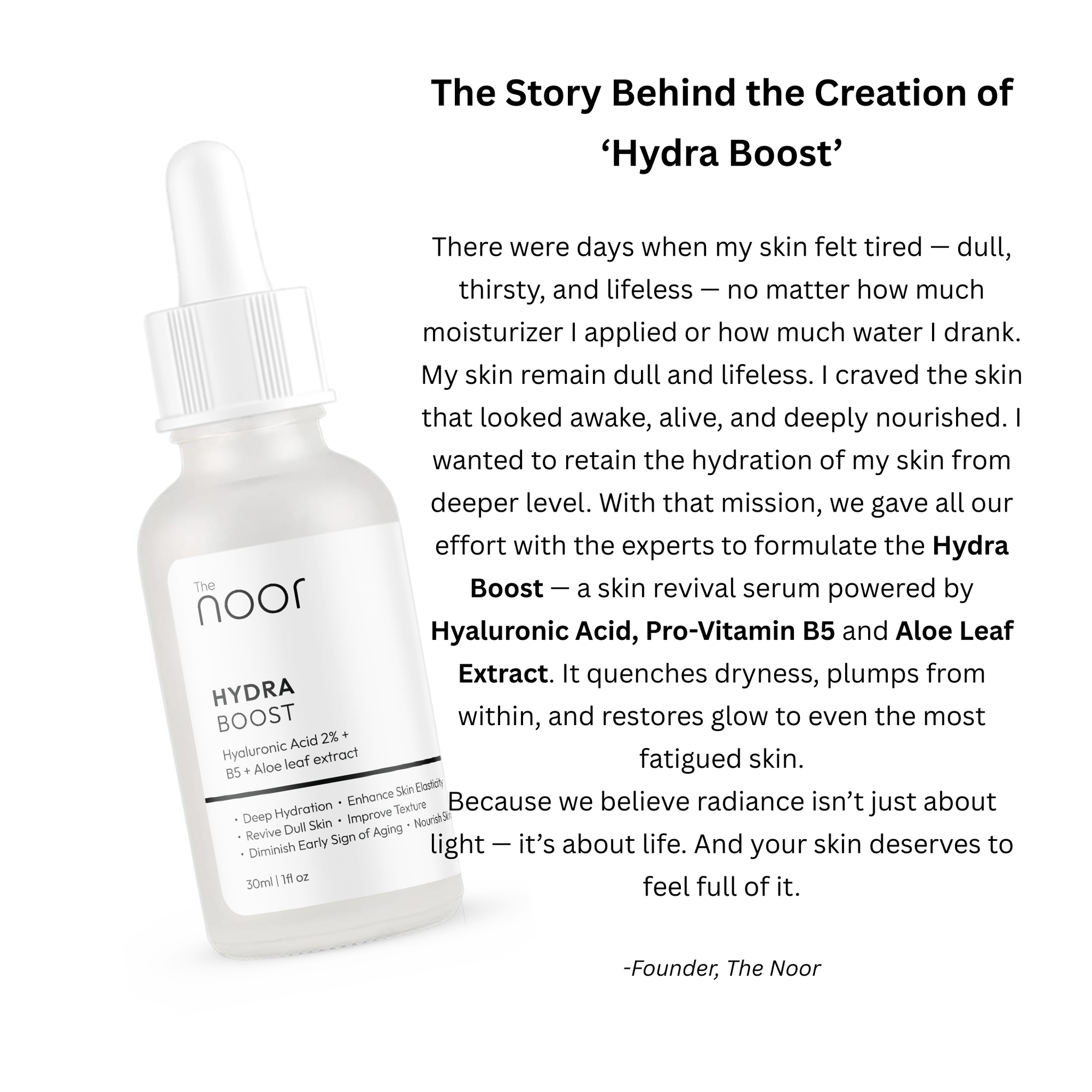 Hydra Boost |  Hyaluronic Acid 2% + B5 + Aloe leaf extract| 30ml