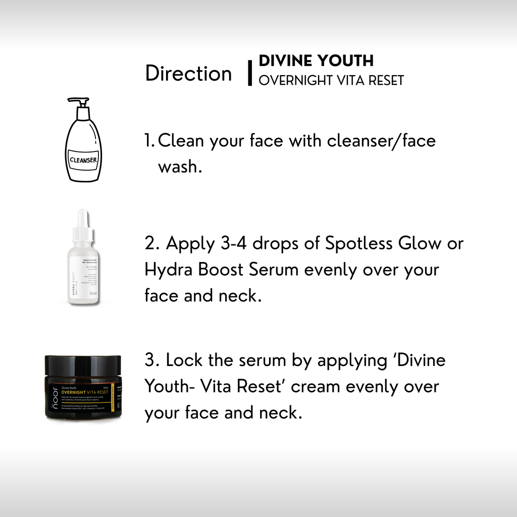 Face Butter - Divine Youth | Overnight Vita Reset | High concentrated Niacinamide(Vitamin B3)+ HA + Vitamin E + Vitamin B5