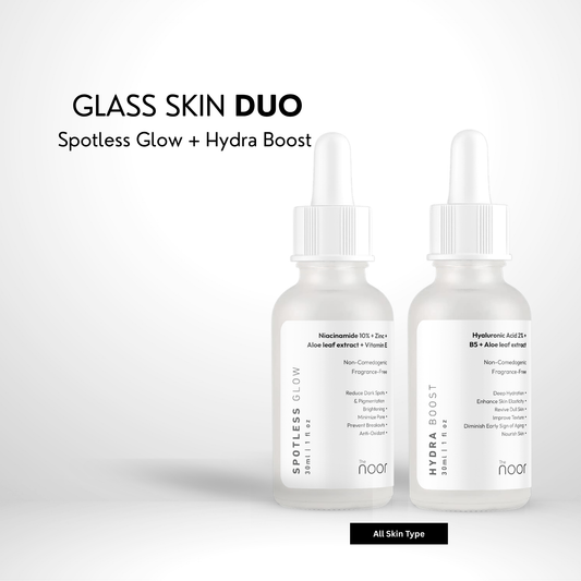 Glass Skin Duo: Spotless Glow + Hydra Boost [60ml Combo]