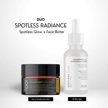 Spotless Radiance Duo | Spotless Glow + Divine Youth-Overnight Vita Reset
