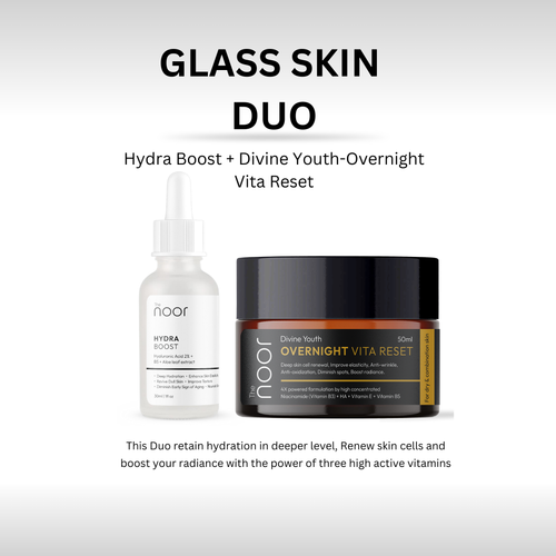 Glass Skin Duo | Hydra Boost + Divine Youth-Overnight Vita Reset