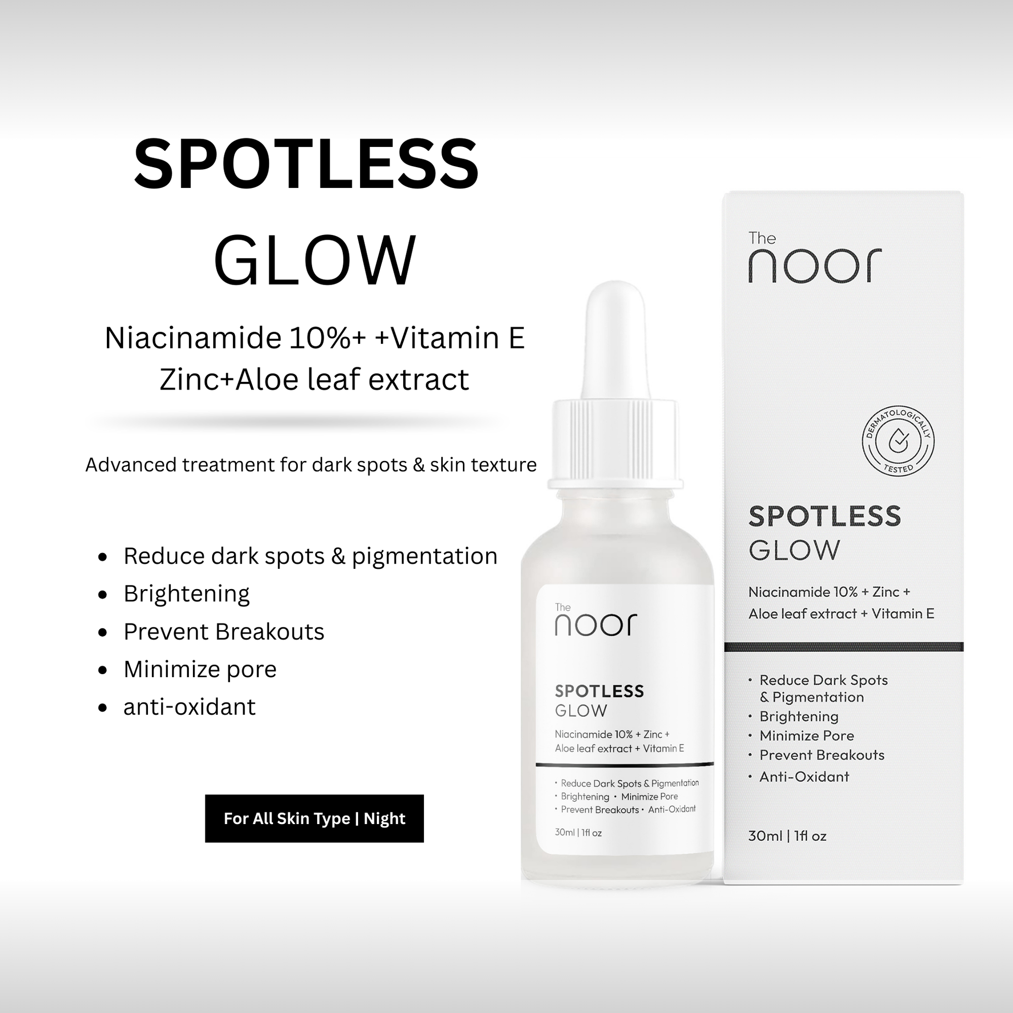 SPOTLESS GLASS SKIN TRIO | Spotless Glow + Hydra Boost + Divine Youth-Overnight Vita Reset
