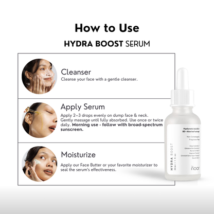 Hydra Boost |  Hyaluronic Acid 2% + Vitamin B5 + Aloe leaf extract| 30ml
