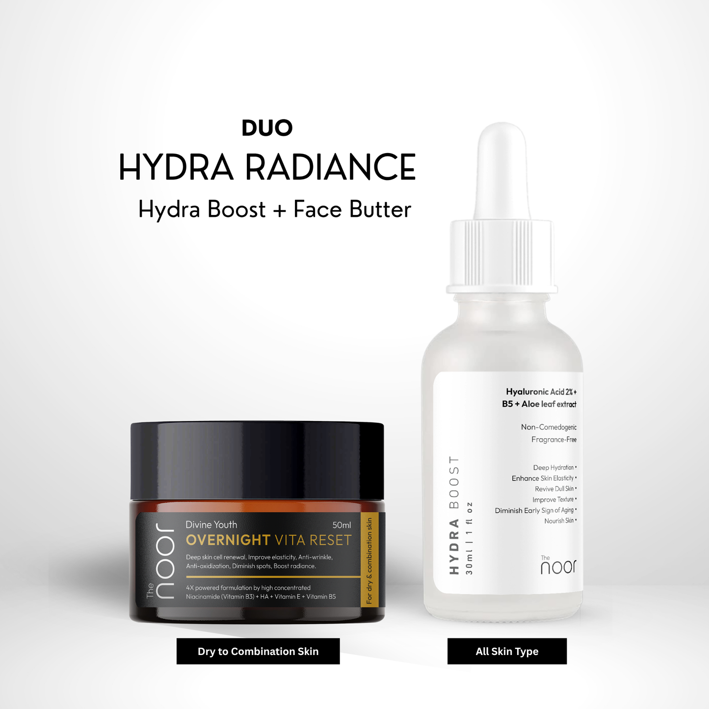 HYDRA RADIANCE DUO | Hydra Boost + Divine Youth-Overnight Vita Reset